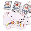 Naipes entretenimiento hogar ordinario juego de cartas accesorios juego de mesa propietario engrosado póquer fabricante otoño Peonía