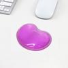 [en stock] directo de fábrica forma de corazón transparente silicona cristal muñeca soporte para mano de ratón alfombrilla de ratón creativa se puede enviar