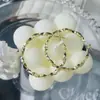 Estilo Metal Pesado Diseño Simple Sentido de Oreja Personalidad Versátil Estilo Frío Elegante Lujo Ligero Sentido de Gama Alta Pendientes
