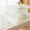 Mantel de Mesa de Comedor de PVC Impermeable a Prueba de Aceite sin Lavar Estilo Pequeño Fresco Ins Diseño de Lujo Ligero Sentido Protección de Escritorio de Mesa de Café