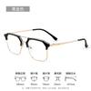 Armazón de anteojos retro negro de doble varilla para hombre 2295 Tech para hombre Sven negro medio armazón anti-luz azul armazón de anteojos sin graduación
