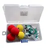 Kit de Boias Luoyang com Argolas em Oito, Stopers (Space Beans), Kit de Chumbadas de Balança, Equipamento de Pesca, Boias e Montagens de Pesca