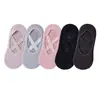 Calcetines de Yoga de Venta Caliente Transfronterizos para Mujer, Calcetines de Piso para Ejercicio de Pilates en Interiores, Calcetines Deportivos Fitness con Correa Protectora de Color Sólido