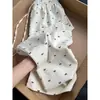 Pantalones de pierna ancha con estampado de lazo para mujer, Nuevo estilo coreano Verano 2026, Reductores de edad, Holgados, Caídos, Adelgazantes, Pantalones finos casuales