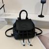 Mochila Bolsinha de Viagem Nova Cor Pura Grande Capacidade Personalizada Estilo Universitário 2025 Combinação de Cores Moda Simples Tendência