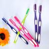 [Exportar Exportar] Set Familiar de 12 Piezas con Impresión en Inglés Artículos de Uso Diario Cepillo de Dientes de Cerdas Duras con Cabeza Grande