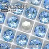 Diamante Destello K9 de Alta Calidad Forma Octagonal Rosa para Uñas Decoración de Uñas con Base Puntiaguda Forma Especial