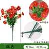 7 Ramas, 21 Flores, Ramo de Gloria de la Mañana de Eucalipto, Flores Artificiales Falsas, Manojo para Decoración de Hogar, Jardín, Exterior, Amazon