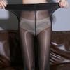 Fábrica directa talla grande calcetines aceite de caballo pantimedias abiertas medias aceitosas sexys delgadas femeninas calcetines brillantes de aceite de caballo