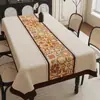 Toalha de Mesa Estilo Americano, Impermeável, à Prova de Óleo, Não Lavável, Toalha de Mesa Atmosférica para Mesa de Jantar, Luxo Leve, Sensação de Alta Qualidade, Toalha de Mesa Retangular para Mesa de Centro, Novo Estilo