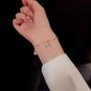 Pulsera de amor de circón super flash estilo ins coreano diseño nicho de alta gama exquisita pulsera de diamantes completa joyería al por mayor