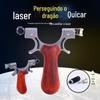 Estilingue Dragão e cobra dragão língua laser visando rápido pressão bomba clipe aço inoxidável liso elástico telhado suporte estilingue fabricante