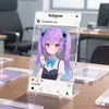 Soporte Acrílico Personalizado Figura Bidimensional Adorno de Escritorio Estrella Dibujo Animado Merchandising de Anime Transparente Doble Cara Personalizado
