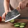 Los cuchillos Yangjiang son cuchillos de cocina forjados a mano para uso doméstico, hechos de acero inoxidable, cuchillos para rebanar afilados y cuchillos para picar
