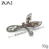 Elegante Pinza de Pato con Pedrería Estilo Sirena para Mujer, Pinza de Alto Gama para Flequillo Lateral, Accesorio para el Cabello de Lujo Ligero, Pasador, Venta al por Mayor Transfronteriza