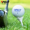 Tee de golf PGM con 10 pines oblicuos y flecha de puntería, tee de madera de 83 mm, tee largo, 20 unidades/caja