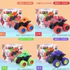 Juguete rompecabezas para niños, modelo de camión de excavación de ingeniería tipo prensa para niño, coche de inercia para bebé, modelo de camión de excavación