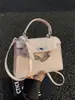 Bolsa Kelly de Mão para Mulheres, Bolsa Quadrada Pequena Simples Nova Moda 2026, Bolsa Transversal Versátil, Bolsa de Ombro Novo Estilo