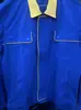 Roupas de Trabalho para Primavera e Outono, Manga Longa, Espessado, Lona Escovada, Roupa de Trabalho para Oficinas, Fábricas, Canteiros de Obras, Oficinas de Reparo Automotivo, Absorvente de Suor e Resistente ao Desgaste