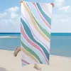 Nueva Toalla de Playa para Natación Absorbente de Agua Secado Rápido Estampado Digital Venta al por Mayor Transfronteriza Toalla de Baño Deportiva Suave de Terciopelo Doble Cara