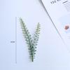 Plantas Verdes Simuladas, Flores de Plástico Falsas, Hierba Escarcha Blanca, Arreglos Florales Decorativos con Hierba, Hojas Individuales, Caja de Dulces para Boda, Caja de Regalo, Hierba Decorativa
