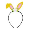 Decoração de festa temática de ovo de Páscoa transfronteiriça, acessórios para cabelo, faixa de cabelo, acessórios para atividades do festival de coelho infantil
