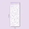 Pegatina de Tarjeta Goo Pegatina Láser Coreana Material para Diario de Mano Pegatina Linda Impermeable Pegatina DIY Pegatina Personalizada Decoración
