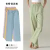 Calça de Pijama Feminina Calça Simples de Algodão Puro para Primavera e Outono Feminina plus size Pode Usar Fora Caminhando Calça de Algodão para Casa Feminina Outono e Inverno