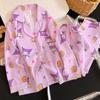 2025 Pijamas Nuevos para Niños Primavera y Otoño Niñas Algodón Nube Mangas Largas Ropa de Casa para Niñas Medianas y Grandes Otoño Princesa