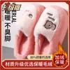 Chinelos de Algodão para Homens, Novo Estilo de Inverno, Chinelos Peludos de Solado Grosso para Casa em Ambientes Internos de Casal, Antiderrapantes, Quentes, Design Fofo de Desenho Animado para Mulheres no Inverno