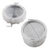 Carrusel estilo europeo DIY Portavelas de Yeso para Aromaterapia Caja de Almacenamiento Frasco Gota de Cristal Molde de Silicona
