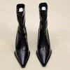2025 Nuevas Botas de Moda Elegantes y Profesionales para Otoño e Invierno Botines Diseño para Mujer Gama Alta Elegantes Puntiagudas Elásticas Ajustadas