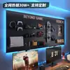Tablero de Pared Perforado Negro Personalizado para Sala de Juegos, Estante de Almacenamiento de Pared, Tablero para Colgar en la Pared del Escritorio de Computadora, Exhibición de Decoración de Arte de Hierro