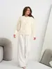 Jaqueta Tricotada Outer Grossa de Veludo Imitação de Mínk Nova Outono e Inverno Feminina Pequena Fragrância Top Suéter Curto Solto de Alta Qualidade