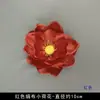 Flores Artificiais Vermelhas Atacado Suprimentos Festivos DIY Adereços Materiais Decorativos Adorno de Cabeça Grampo de Cabelo Arranjo de Flores Pequenos Enfeites