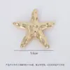 Bestseller transfronterizo: Broche decorativo metálico irregular, broche de estrella de mar, conector geométrico para traje de baño, accesorios de ferretería
