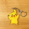 Llavero de Acrílico Dibujos Animados Anime Periférico Pokemon Colgante de Doble Cara Accesorios DIY Colgante para Bolso