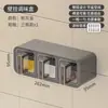 Juego de frascos para condimentos de pared para cocina casera, frasco de sal integrado con múltiples compartimentos, frasco para chile, frasco para especias, frasco para condimentos