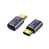 Adaptador Multifuncional Tipo-C em L Adaptador Usb4.0 40Gbps Carregamento Transferência de Dados para Laptop