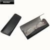 Estuche Grande Negro para Lentes de Miopía Estuche de Cuero Hecho a Mano para Lentes Caja de Almacenamiento para Gafas de Sol Estuche para Lentes de Miopía
