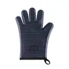 Guantes de Silicona Resistentes al Calor para Uso Comercial, Longitud Extendida, Antiquemaduras para Horno, Horneado, Engrosados, Antideslizantes, En Stock al por Mayor, Teflón