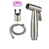 Compañero de Baño Transfronterizo Uno Entra Dos Salen Válvula Triangular Bidé de Baño Pistola Rociadora Booster de Alta Presión Set para Uso Doméstico