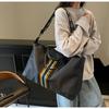 Costura Transversal Cor Contrastante Primavera 2025 Bolsa Grande de Mão Bolsa de Ombro Bolsa Transversal Bolsa de Yoga Bolsa Esportiva Bolsa de Viagem