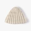 Gorro Tejido Jacquard para Mujer, Negro, Otoño e Invierno, Cálido y Engrosado Gorro de Pescador, Exterior, Adelgazante de Rostro, Viajes, Protección para los Oídos, Gorro de Lana