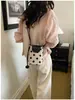 Bolsa única com patchwork de bolinhas para mulheres, novo modelo 2026, bolsa de ombro e transversal versátil super popular para o dia a dia