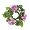 Venta caliente directa de fábrica transfronteriza candelabro de hortensia eucalipto corona pequeña planta verde simulación decoraciones de boda interiores