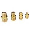 Tubo de Conexión Directa para Aire Acondicionado con Conector Doble Amarillo, No Requiere Soldadura, Cónico Directo Acampanado en Ambos Extremos, Conector Reductor
