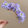 Pasador de Flor de Tela con un Toque Súper de Hada, Atmósfera Suave y Elegante, Accesorio para el Cabello Exquisito y Lujoso