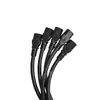 Cabo de Carregamento Reto, Preto (Número do Item 4X), Cabo de Carregamento Espesso de 50cm, Plugue para Veículo Elétrico e Triciclo