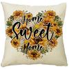 Nueva Funda de Almohada de Limón de Verano Hoja de Piña Transfronteriza Hogar Sala de Estar Dormitorio Funda de Almohada